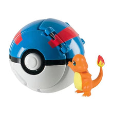 Lade das Bild in den Galerie-Viewer, Pokeball mit Pokemon Figur (viele Motive zur Auswahl)