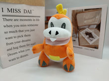 Lade das Bild in den Galerie-Viewer, Fuecoco Krokel Stofftier Pokemon (ca 17x15x27cm) kaufen