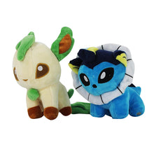 Lade das Bild in den Galerie-Viewer, 8er Set mit Nachtara, Evoli, Psiana, Blitza, Aquana, Flamara, Glaziola, Folipurba Kuscheltier kaufen