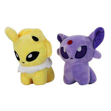 Lade das Bild in den Galerie-Viewer, 8er Set mit Nachtara, Evoli, Psiana, Blitza, Aquana, Flamara, Glaziola, Folipurba Kuscheltier kaufen