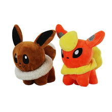 Lade das Bild in den Galerie-Viewer, 8er Set mit Nachtara, Evoli, Psiana, Blitza, Aquana, Flamara, Glaziola, Folipurba Kuscheltier kaufen