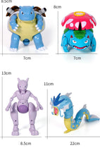 Lade das Bild in den Galerie-Viewer, Pikachu, Mewtu, Glurak, Bisasam oder Turtok Figur mit Pokeball kaufen