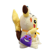 Lade das Bild in den Galerie-Viewer, Pikachu Cosplay Mimikyu Q mit Gengar Tasche Kuscheltier Pokemon (ca. 30cm) kaufen