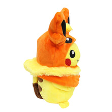 Lade das Bild in den Galerie-Viewer, Pikachu Plüsch Stofftier Cosplay Nachtara, Flamara, Psiana, Glaziola, Blitza etc. kaufen