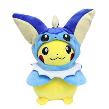 Lade das Bild in den Galerie-Viewer, Pikachu Plüsch Stofftier Cosplay Nachtara, Flamara, Psiana, Glaziola, Blitza etc. kaufen