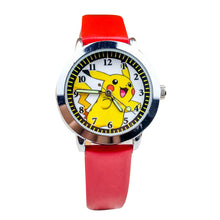Lade das Bild in den Galerie-Viewer, Pokemon Pikachu Kinder Uhr in verschiedenen Farben kaufen