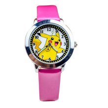 Lade das Bild in den Galerie-Viewer, Pokemon Pikachu Kinder Uhr in verschiedenen Farben kaufen
