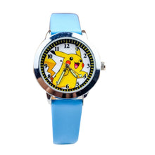 Lade das Bild in den Galerie-Viewer, Pokemon Pikachu Kinder Uhr in verschiedenen Farben kaufen