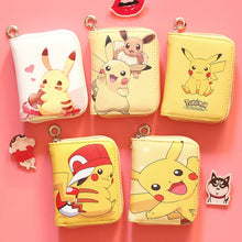 Lade das Bild in den Galerie-Viewer, Süßes Pokémon Portemonnaie mit Pikachu Aufdruck in verschiedenen Motiven kaufen