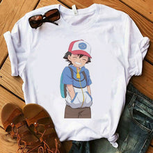 Lade das Bild in den Galerie-Viewer, Pokemon T-Shirt für Frauen / Mädchen Snorlax Togepi Squirtle Japanese T-Shirt kaufen