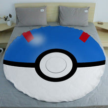 Lade das Bild in den Galerie-Viewer, Pokémon Pokéball Flanell-Decke, 150 cm kaufen