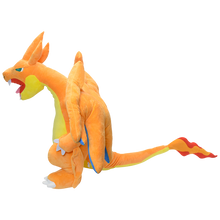 Lade das Bild in den Galerie-Viewer, XXL Glurak Charizard Plüschtier Pokemon (ca.82x80x60cm) kaufen