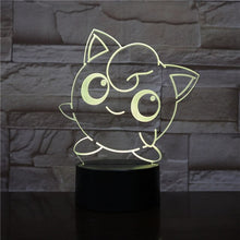 Lade das Bild in den Galerie-Viewer, Pokemon Go Snorlax, Ash Ketchum u. a. Lampe mit Farbwechsel (7 / 16 Farben) kaufen