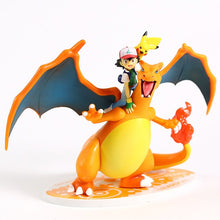Lade das Bild in den Galerie-Viewer, Ash Ketchum & Charizard / Glurak Lizardon Sammel Figur Pokemon kaufen