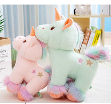 Lade das Bild in den Galerie-Viewer, Bunte Kuschel Einhörner Stofftiere (25cm) kaufen
