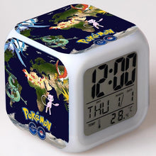 Lade das Bild in den Galerie-Viewer, Pokemon Digital Wecker / Uhr - 7 Farben (19 verschiedene Motive) kaufen