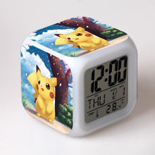 Lade das Bild in den Galerie-Viewer, Pokemon Digital Wecker / Uhr - 7 Farben (19 verschiedene Motive) kaufen