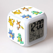 Lade das Bild in den Galerie-Viewer, Pokemon Digital Wecker / Uhr - 7 Farben (19 verschiedene Motive) kaufen