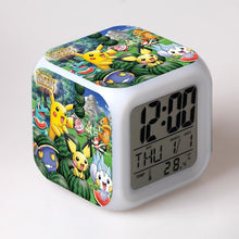 Lade das Bild in den Galerie-Viewer, Pokemon Digital Wecker / Uhr - 7 Farben (19 verschiedene Motive) kaufen
