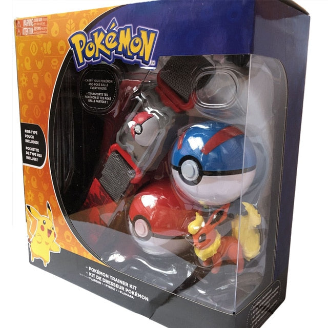 Achetez un ensemble Pokemon Trainer avec ceinture, Pokeball, sac et figurine