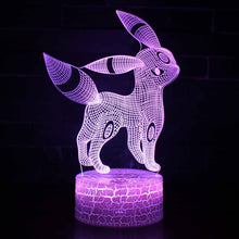 Lade das Bild in den Galerie-Viewer, Pocket Monster Nachtara Umbreon 3D Lampe kaufen