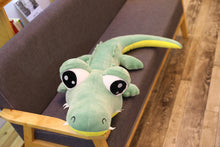 Lade das Bild in den Galerie-Viewer, XXL 170cm Cartoon Krokodil Stofftier XXL Kroko Kuscheltier kaufen
