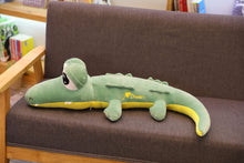 Lade das Bild in den Galerie-Viewer, XXL 170cm Cartoon Krokodil Stofftier XXL Kroko Kuscheltier kaufen