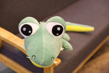 Lade das Bild in den Galerie-Viewer, XXL 170cm Cartoon Krokodil Stofftier XXL Kroko Kuscheltier kaufen