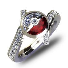 Lade das Bild in den Galerie-Viewer, Pokemon Pokeball Ring kaufen
