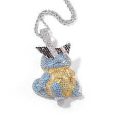 Lade das Bild in den Galerie-Viewer, Schiggy Squritle - Stylishe Pokemon Hip Hop Hals Kette kaufen