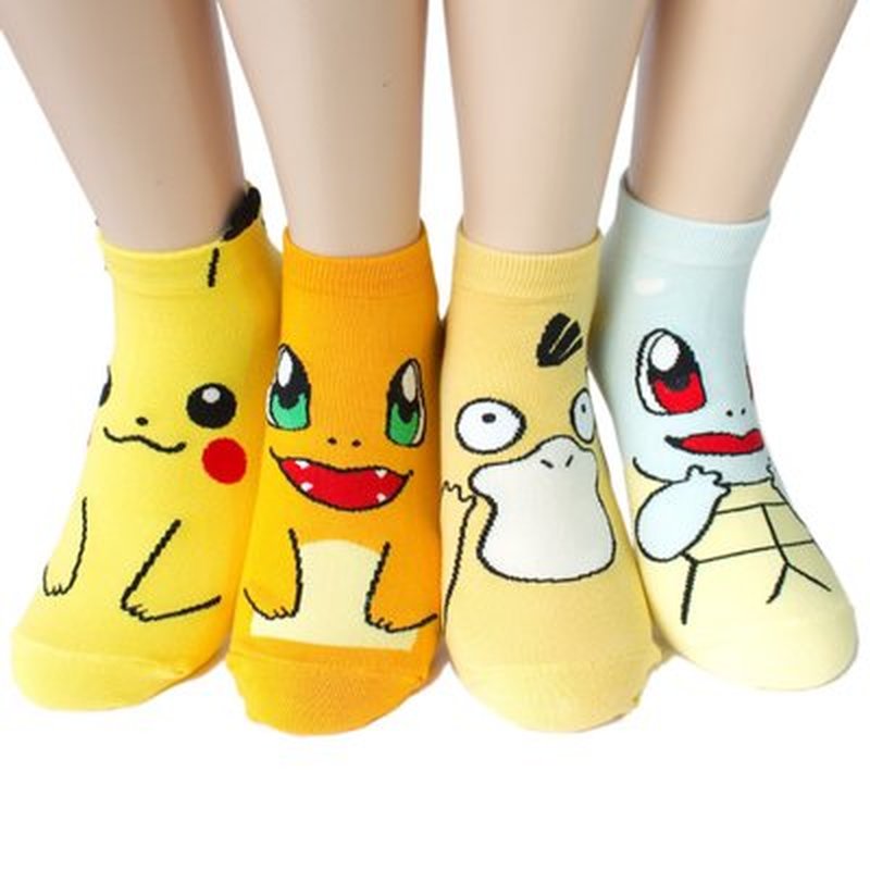 Calzini Unisex Pokémon Pikachu, Glumanda E Gengar | Ufficiali Multicolore