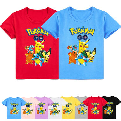 Pokemon Baumwolle T-Shirt für Kinder - viele Motive und Farben kaufen