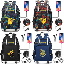 Lade das Bild in den Galerie-Viewer, Pokemon Rucksack mit USB - ideal für Laptops kaufen