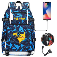 Lade das Bild in den Galerie-Viewer, Pokemon Rucksack mit USB - ideal für Laptops kaufen
