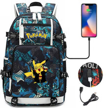 Lade das Bild in den Galerie-Viewer, Pokemon Rucksack mit USB - ideal für Laptops kaufen