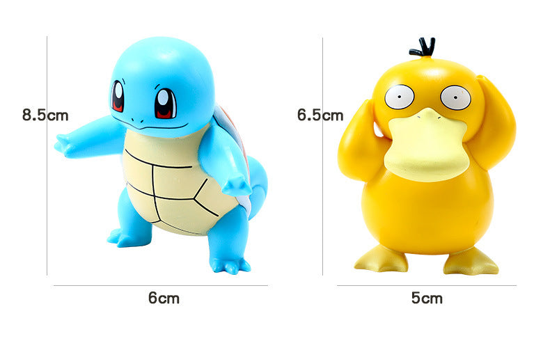 29€76 sur Set de 6 pièces Figurine Pokémon Pikachu Squirtle Psyduck  Jigglypuff jouets pour enfants 5-8 cm - Figurine de collection - Achat &  prix