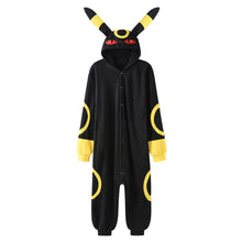 Lade das Bild in den Galerie-Viewer, Flauschiger Nachtara Umbreon Onesie Pyjama kaufen
