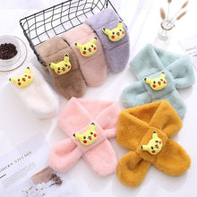 Lade das Bild in den Galerie-Viewer, Weicher Schal für Kinder mit Pikachu Motiv kaufen