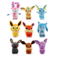 Lade das Bild in den Galerie-Viewer, Evoli Entwicklungen Kuscheltiere im 9er Set (ca. 11cm) mit Evoli,Feelinare, Blitza, Nachtara etc. kaufen