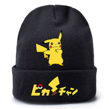 Lade das Bild in den Galerie-Viewer, Pokemon Pikachu Winter Beanie Mütze für die kalte Jahreszeit kaufen