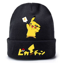 Lade das Bild in den Galerie-Viewer, Pokemon Pikachu Winter Beanie Mütze für die kalte Jahreszeit kaufen