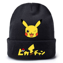 Lade das Bild in den Galerie-Viewer, Pokemon Pikachu Winter Beanie Mütze für die kalte Jahreszeit kaufen