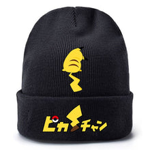 Lade das Bild in den Galerie-Viewer, Pokemon Pikachu Winter Beanie Mütze für die kalte Jahreszeit kaufen