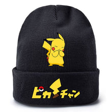Lade das Bild in den Galerie-Viewer, Pokemon Pikachu Winter Beanie Mütze für die kalte Jahreszeit kaufen