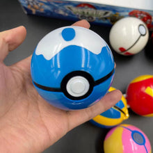 Lade das Bild in den Galerie-Viewer, Große Pokebälle (ca. 8cm) mit Figuren (8 Stk. im Spiel Set) kaufen