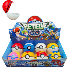 Lade das Bild in den Galerie-Viewer, Große Pokebälle (ca. 8cm) mit Figuren (8 Stk. im Spiel Set) kaufen