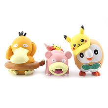 Lade das Bild in den Galerie-Viewer, Evoli Eevee, Pikachu, Enton etc. Cosplay Figuren - 6 Stk. om Set kaufen