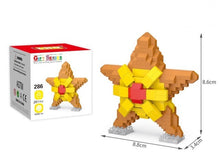 Lade das Bild in den Galerie-Viewer, Pokemon Klemm-Baustein Figuren: Sterndu, Gengar, Pikachu, Floink, Kussilla, Rossana, Menki, kaufen