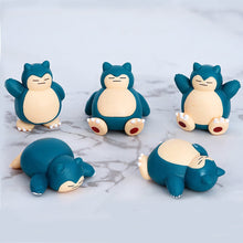 Lade das Bild in den Galerie-Viewer, Relaxo Snorlax Figuren Set mit 5 Figuren kaufen