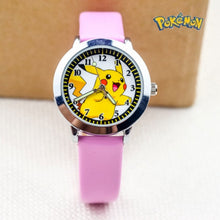 Lade das Bild in den Galerie-Viewer, Pokemon Pikachu Kinder Uhr in verschiedenen Farben kaufen